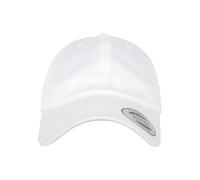 Flexfit Low Profile Organic Cotton Cap Gorra, Blanco, Talla única Unisex Adulto