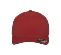 Flexfit Gorra de ciclismo Tactel Mesh para hombre Rojo S/M