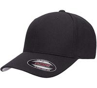 Flexfit Malla de piqué Fresca y Seca Gorro/Sombrero, Negro, Talla única para Hombre
