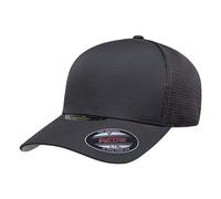 Flexfit Melange Unipanel - Gorra de Camionero, Carb n Vegetal, Large/X-Large