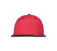 Flexfit Gorra Clásico Snapback 2 tonos Unisex Multicolor (rojo/negro) Talla única