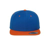 Flexfit Mütze Classic Snapback 2-tone - Gorro, unisex, Multicolor (Roy/Ora), Talla única