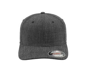 Flexfit Mütze Fine Melange Flexfit - Flexfit Accessoires Fine Melange Flexfit Black, S/M Unisex Adulto