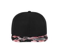 Flexfit Mütze Floral Snapback, Calçado Hombre, Rosso (Red), Talla Única