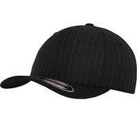 Flexfit Mütze Pinstripe - Gorra de náutica, Color Negro/Blanco, Talla DE: S/M