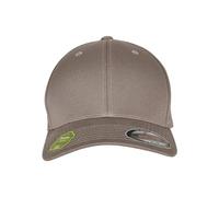 Flexfit Organic Cotton Cap Gorra de béisbol, Gris pálido, S-M Unisex Adulto