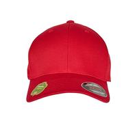 Flexfit Organic Cotton Cap Gorra de béisbol, Rojo, L/XL Unisex Adulto