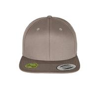 Flexfit Organic Cotton Snapback Gorra de béisbol, Gris pálido, Talla única Unisex Adulto