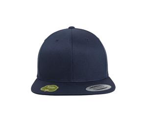Flexfit Organic Cotton Snapback Unisex Gorra Negro 98% algodón, 2% elastán