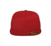 Flexfit Premium 210 - Gorra ajustable para hombre, color rojo