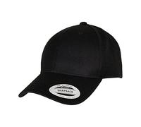 Flexfit Gorra Premium Curved Visor Snapback Cap Negro Einheitsgröße