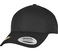 Flexfit Recycled Poly Twill Snapback Baseball Cap, Black, Talla única Unisex Adulto