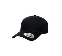 Flexfit Retro Cotton Blend Snapback Gorra de béisbol, Black, Talla única Unisex Adulto