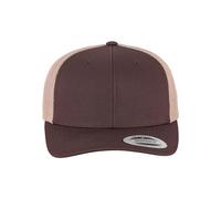 Flexfit Retro Trucker 2-Tone Gorra de béisbol, Opaco, Brn/Caqui, Talla única Unisex Adulto