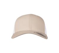 Flexfit Retro Trucker 2-Tone Gorra de béisbol, Opaco, Caqui/Blanco, Talla única Unisex Adulto