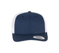 Flexfit Retro Trucker 2-Tone Gorra de béisbol, Opaco, Nvy/Wht, Talla única Unisex Adulto