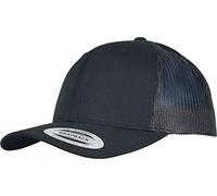 Flexfit Retro Trucker 2-Tone Kappe, Darkgrey/Wht, One Size Gorra de béisbol, Negro, Talla única Unisex Adulto