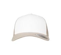 Flexfit Retro Trucker color frente Kappe, caqui / blanco, talla única