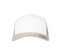 Flexfit Retro Trucker color frente Kappe, caqui / blanco, talla única