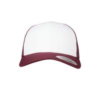 Flexfit Retro Trucker Colored Front, Gorra Unisex Adulto, Burdeos/blanco, Talla Única