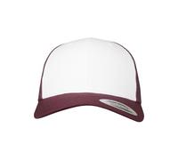 Flexfit Retro Trucker Colored Front, Gorra Unisex Adulto, Burdeos/blanco, Talla Única
