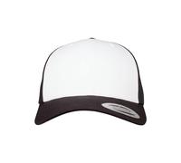 Flexfit Retro Trucker Colour Front Kappe blk / Wht Talla única