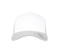 Flexfit Retro Trucker Colour Front Kappe, plateado / blanco, Talla única