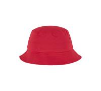 Flexfit Mütze Cotton Sarga Bucket Hat, Todo el año, Unisex, Color Rojo - Rojo, tamaño Talla única