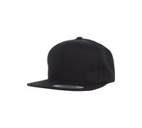 Yupoong Flexfit - Gorra para niños, color liso, Negro, 6-14 años