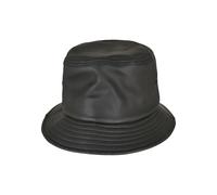Flexfit Sombrero Unisex de Piel sintética, Color Negro, Talla única, Negro, Talla única