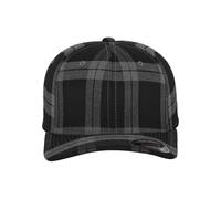 Flexfit Tartan Plaid Unisex adulto - negro y rojo, L-XL