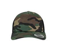 Flexfit Trucker Gorra, marrón y Negro, Talla única Unisex Adulto