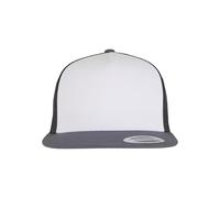 Flexfit Trucker - Gorra unisex para adultos, azul marino, blanco y oscuro, Talla única