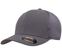 Flexfit Ultrafibre Airmesh Fitted Trucker Hat Gorro/Sombrero, Gris Oscuro, L/XL Unisex Adulto