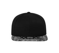 Flexfit Unisex Adult Bandana Snapback Cap, Black/Paisley, Talla única