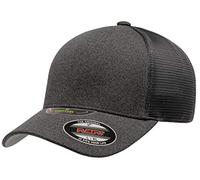 Flexfit Unisex Adult Melange Unipanel Trucker Cap, Dark Grey, Large-X-Large US