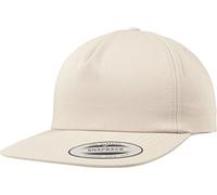 Flexfit Unstructured 5-Panel Snapback Gorra, Caqui, Talla única Unisex Adulto
