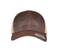 Flexfit YP Classics 360 OMNIMESH Cap 2-Tone Gorra de bisbol, marrón/Caqui, Talla única Unisex Adulto