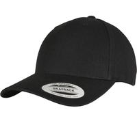 Flexfit YP CLASSICS 5-PANEL PREMIUM CURVED VISOR SNAPBACK CAP Negro Einheitsgröße