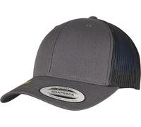 Flexfit YP CLASSICS RECYCLED RETRO TRUCKER CAP 2-TONE Carbón/Negro Einheitsgröße