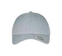 Flexfit Yupoong Gorra de béisbol Unisex con Visera Curvada y Parte Frontal Reforzada, con Cierre de plástico, tamaño Ajustable, Talla única, Gris, Talla única