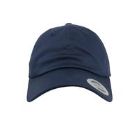 Flexfit Yupoong Gorra Unisex de algodón orgánico con Visera Curvada, Gorra de béisbol de algodón orgánico, tamaño Ajustable, Talla única, Azul Marino, Talla única