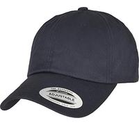 Flexfit Yupoong Gorra Unisex de algodón orgánico con Visera Curvada, Gorra de béisbol de algodón orgánico, tamaño Ajustable, Talla única, Darknavy, Talla única