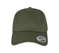 Flexfit Yupoong Low Profile Cotton Twill Unisex Dad Hat Cap for Damen und Herren, 6 Panel Baseball Cap Unstructured mit Messingverschluss, Verde Oliva, Talla única