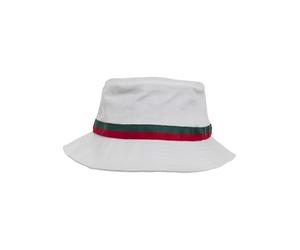 Flexfit Yupoong Stripe Bucket Hat Unisex Hombre y Mujer Sombrero de Pescador