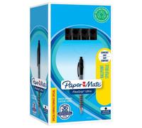 Flexgrip Ultra Medio Punta Retráctil Bolígrafos, Negro 36 Paquete-1910073
