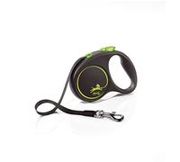 flexi® Black Design M | 5 m Correa retractilable de Cinta | máx. 25 kg