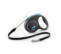 flexi® Black Design M | 5 m Correa retractilable de cordón | máx. 20 kg