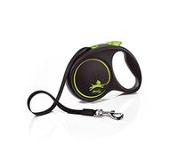 Flexi Correa Extensible Black Design Verde Cinta 5M M
