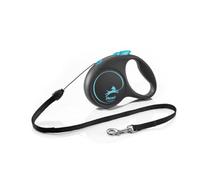 flexi® Black Design S | 5 m Correa retractilable de cordón | máx. 12 kg